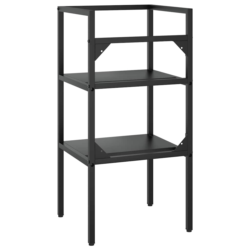 vidaXL Wastafelframe 40x38x83 cm ijzer wit