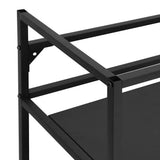 vidaXL Wastafelframe 40x38x83 cm ijzer wit