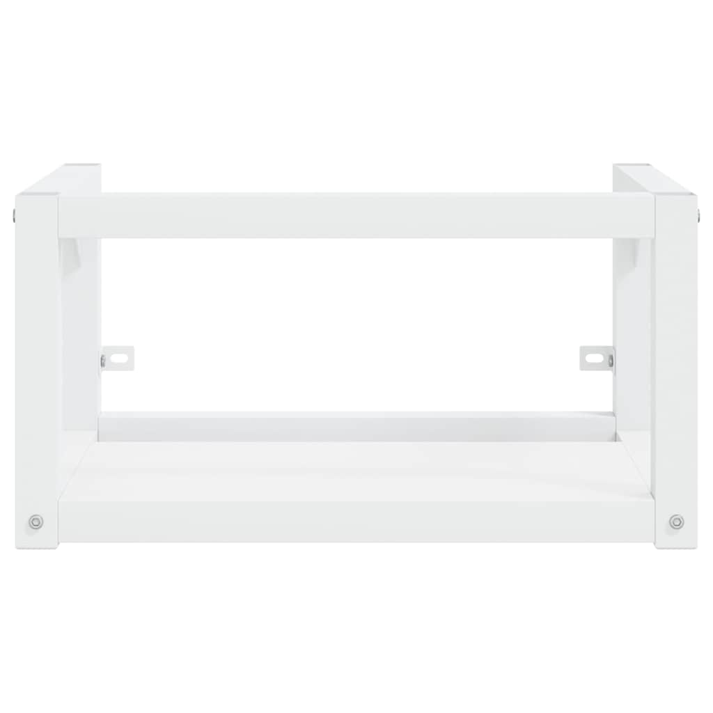 vidaXL Wall-mounted Washbasin Frame 40x38x31 cm Iron White