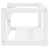 vidaXL Wall-mounted Washbasin Frame 40x38x31 cm Iron White