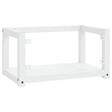vidaXL Wall-mounted Washbasin Frame 40x38x31 cm Iron White