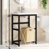 vidaXL Washbasin Frame 40x38x83 cm Iron White