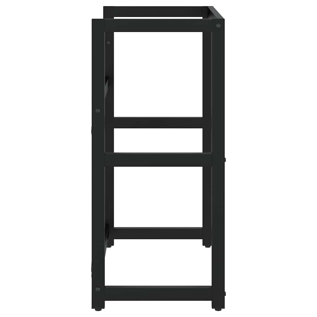 vidaXL Washbasin Frame 40x38x83 cm Iron White