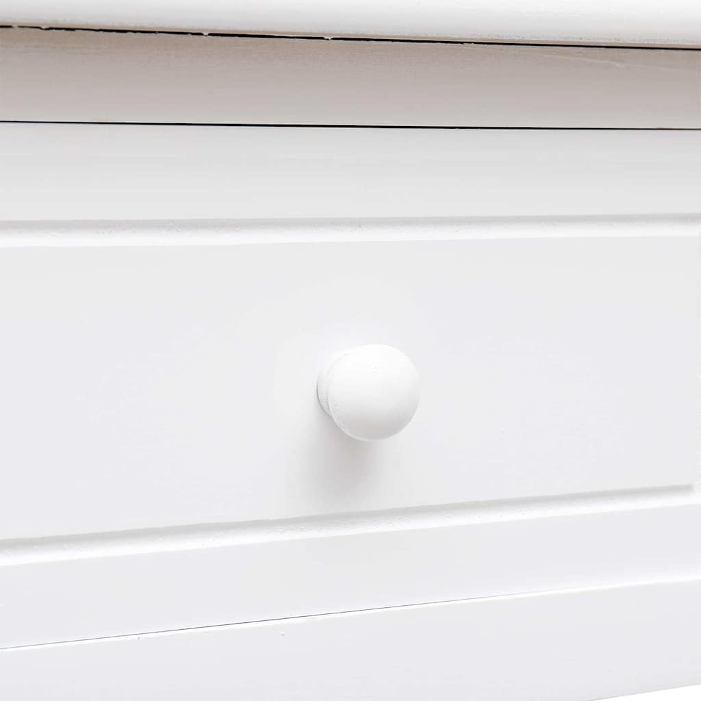 vidaXL Bureau 108x45x76 cm massief paulowniahout grijs