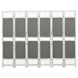 vidaXL Kamerscherm met 3 panelen 105x165 cm stof grijs