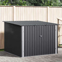 vidaXL Fietsschuurtje 3 pcs Antraciet 215 x 206 x 157 cm Metaal