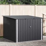 vidaXL Fietsschuurtje 3 pcs Antraciet 215 x 206 x 157 cm Metaal