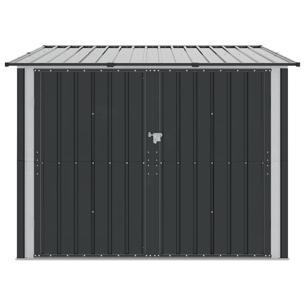 vidaXL Fietsschuurtje 3 pcs Antraciet 215 x 206 x 157 cm Metaal