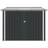 vidaXL Fietsschuurtje 3 pcs Antraciet 215 x 206 x 157 cm Metaal