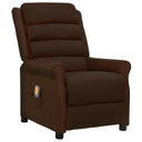 vidaXL Massage Chair Artificial Leather Brown