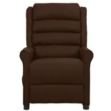 vidaXL Massage Chair Artificial Leather Brown