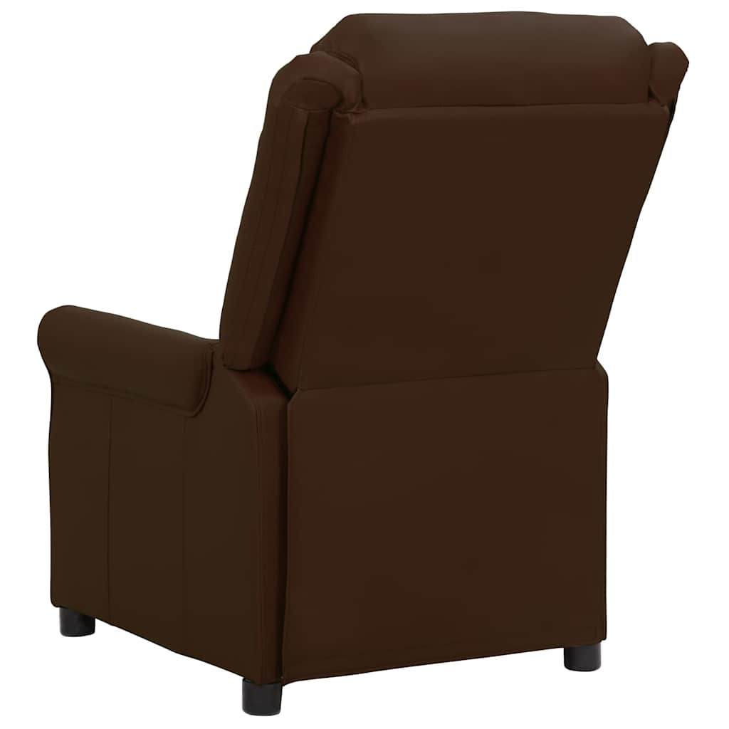 vidaXL Massage Chair Artificial Leather Brown