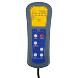 vidaXL Massagestoel stof lichtgrijs