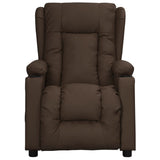 vidaXL Reclining Armchair Faux Leather Black