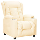 vidaXL Reclining Armchair Faux Leather Black