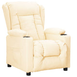 vidaXL Reclining Armchair Faux Leather Black