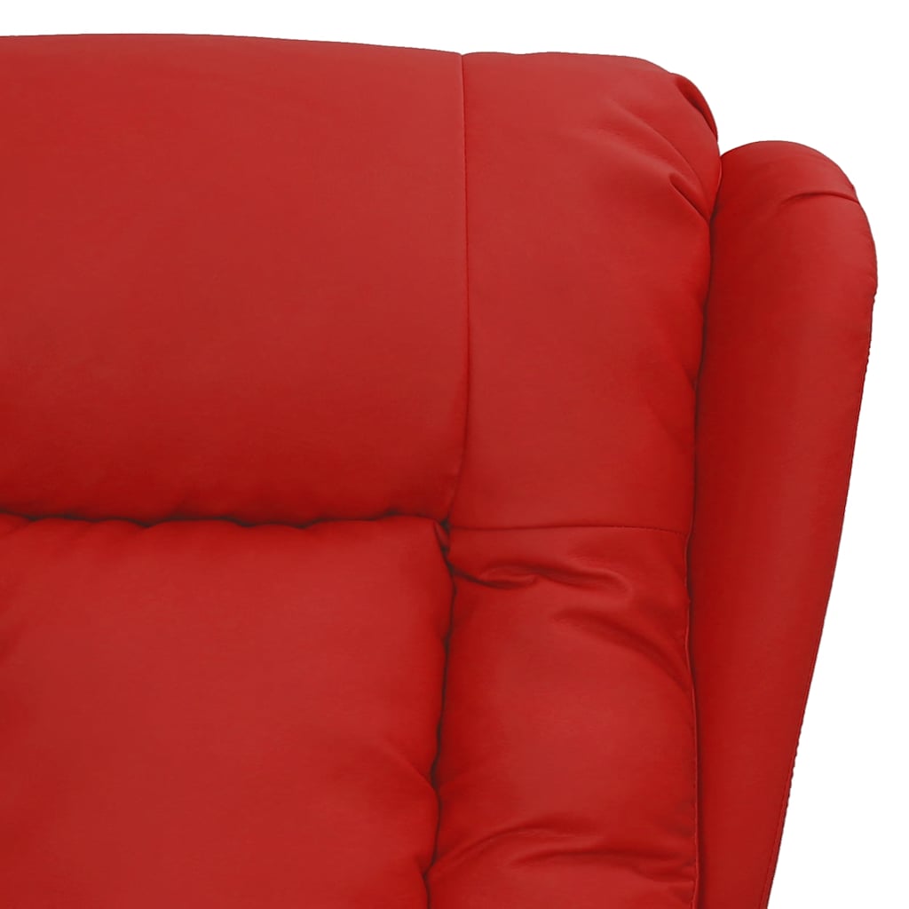 vidaXL Massagestoel kunstleer zwart
