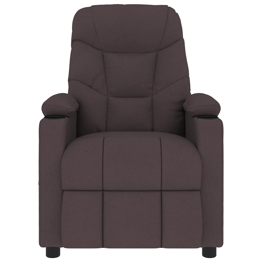 vidaXL Massagestoel stof lichtgrijs