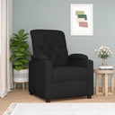 vidaXL Recliner Fabric Light Grey
