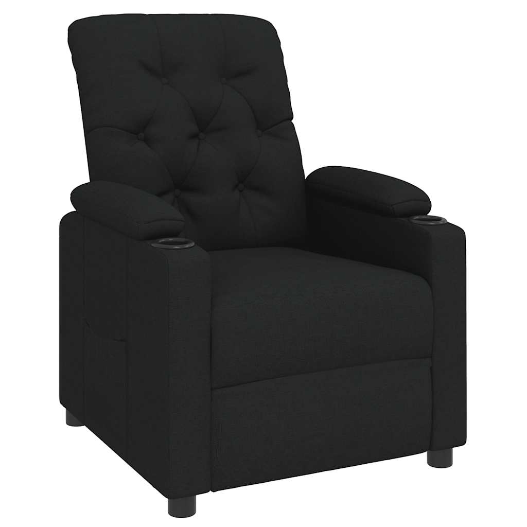 vidaXL Recliner Fabric Light Grey