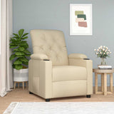 vidaXL Recliner Fabric Light Grey