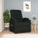 vidaXL Massage Recliner Fabric Light Grey