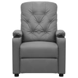 vidaXL Massagestoel kunstleer zwart