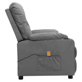 vidaXL Massagestoel kunstleer zwart