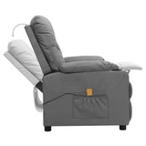 vidaXL Massagestoel kunstleer zwart