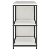 vidaXL Keukenopbergsysteem met plank 2 pcs Zwart Koudgewalst staal