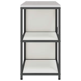 vidaXL Keukenopbergsysteem met plank 2 pcs Zwart Koudgewalst staal