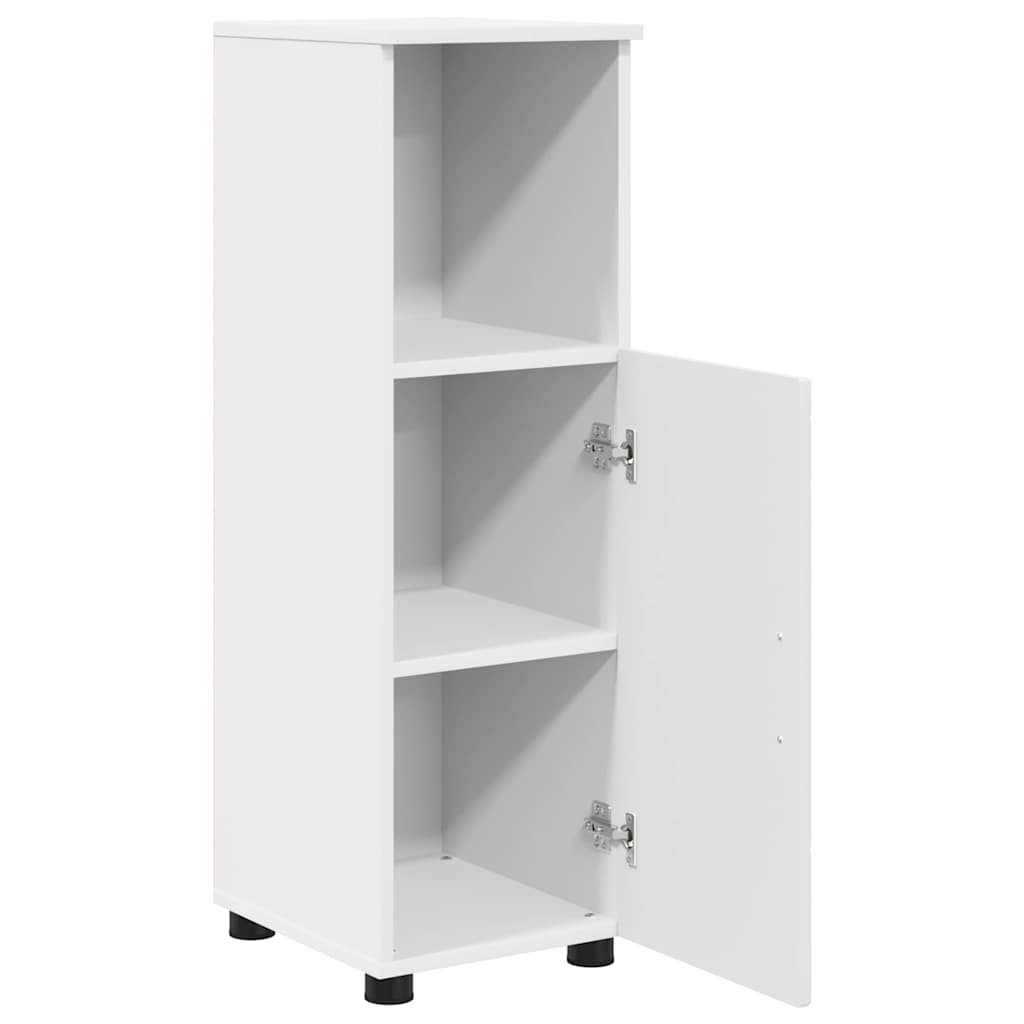 vidaXL Badkamermeubel Set met opslag 3 pcs Wit Bewerkt hout & Metaal