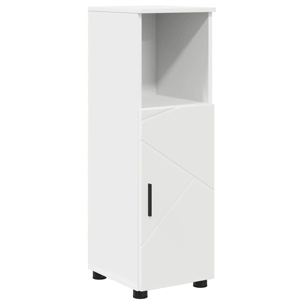 vidaXL Badkamermeubel Set met opslag 4 pcs Wit Bewerkt hout & Metaal