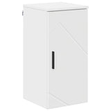 vidaXL Badkamermeubel Set met opslag 5 pcs Wit Bewerkt hout & Metaal