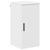 vidaXL Bathroom Furniture Set with Drawer 5 pcs White Engineered Wood & Metal