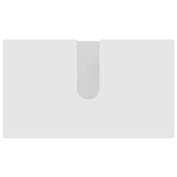 vidaXL Bathroom Furniture Set with Drawer 5 pcs White Engineered Wood & Metal
