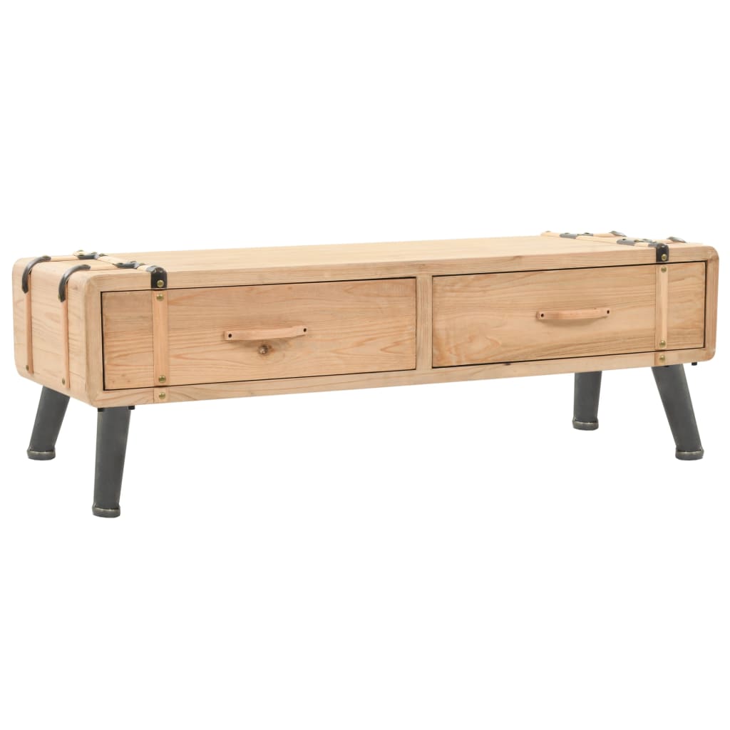 vidaXL TV cabinet 120x33x35 cm solid spruce wood
