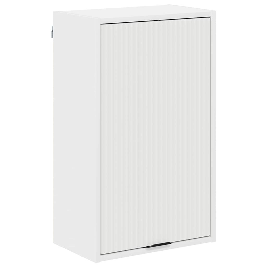vidaXL Badkamermeubel Set met lade Wit Samengesteld hout, metaal