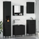 vidaXL Badkamermeubel Set met lade Wit Samengesteld hout, metaal