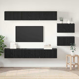 vidaXL 6-Piece TV Cabinet Set Chipboard White