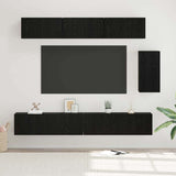 vidaXL 7-Piece TV Cabinet Set Engineered Wood White