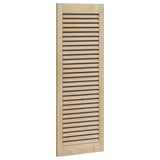 vidaXL Kastdeur met lamellen 39,5x39,4 cm massief grenenhout