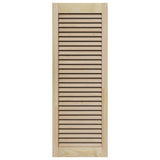 vidaXL Kastdeur met lamellen 39,5x39,4 cm massief grenenhout