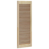 vidaXL Kastdeur met lamellen 39,5x39,4 cm massief grenenhout