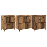vidaXL Dressoirs 2 st bewerkt hout wit
