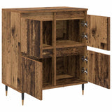 vidaXL Dressoirs 2 st bewerkt hout wit