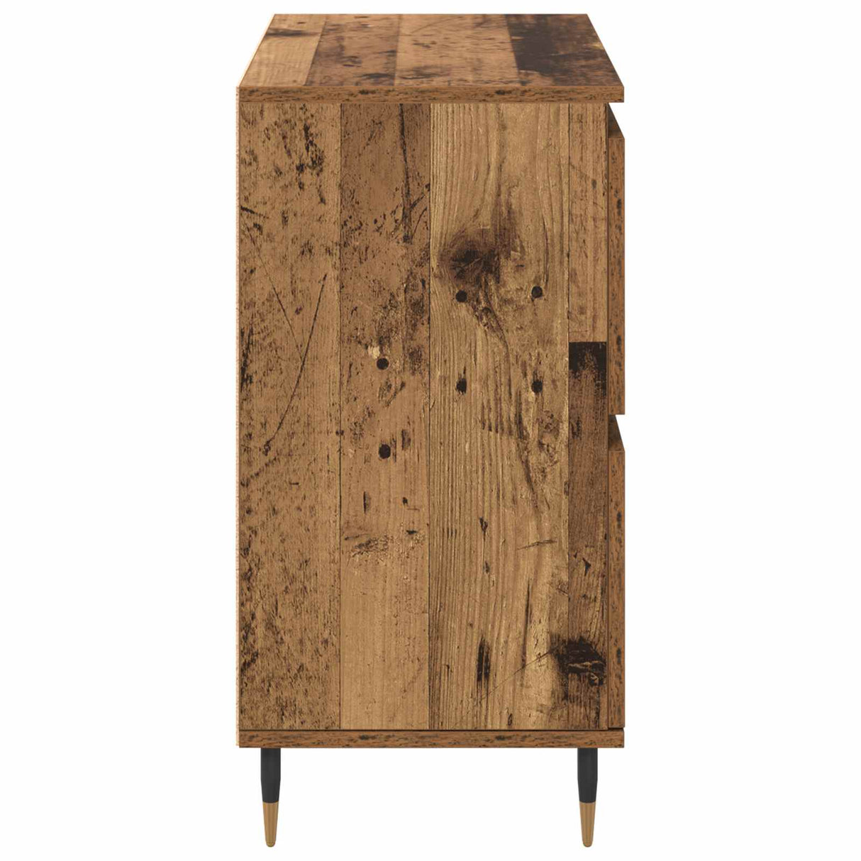 vidaXL Dressoirs 2 st bewerkt hout wit