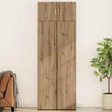 vidaXL Opbergkast 3 pcs Oudhout