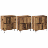 vidaXL Dressoirs 2 st bewerkt hout wit