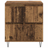 vidaXL Dressoirs 2 st bewerkt hout wit